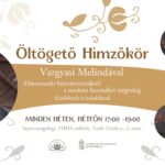 Öltögető hímzőkör Vargyasi Melindával